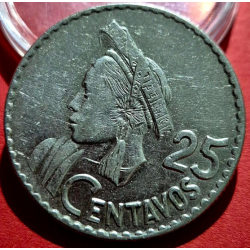 25 Centavos de Quetzal